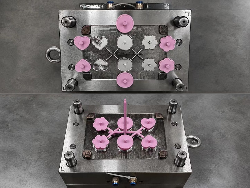 Molde familiar versus moldes separados para piezas de juegos de mesa