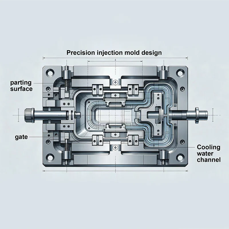 Diseño de moldes de inyección de precisión